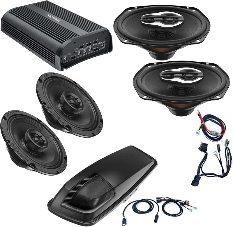 Hertz HSP3 Harley Davidson Motorcycle Speaker Bundle