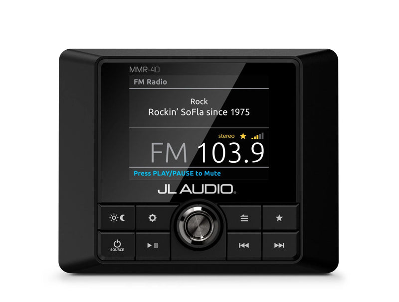 JL Audio MMR-40 Wired NMEA 2000 marine remote control for JL Audio MediaMaster receivers