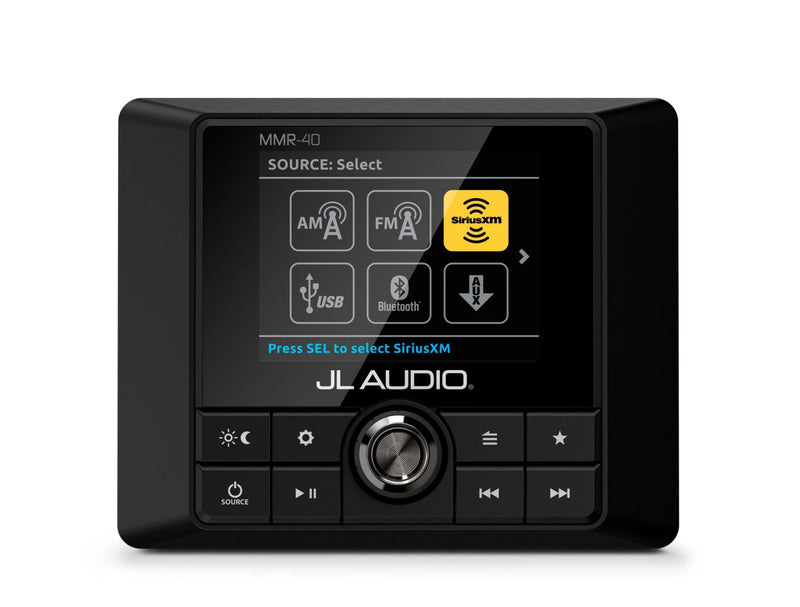 JL Audio MMR-40 Wired NMEA 2000 marine remote control for JL Audio MediaMaster receivers