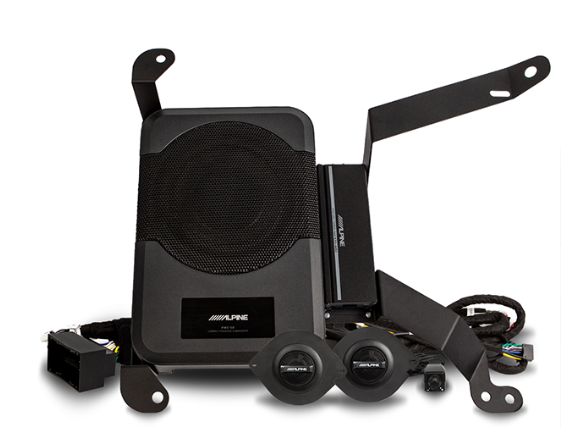 Alpine PSS-23WRA2 Direct-fit powered audio upgrade package for select 2018-up Jeep Wrangler Unlimited JL models