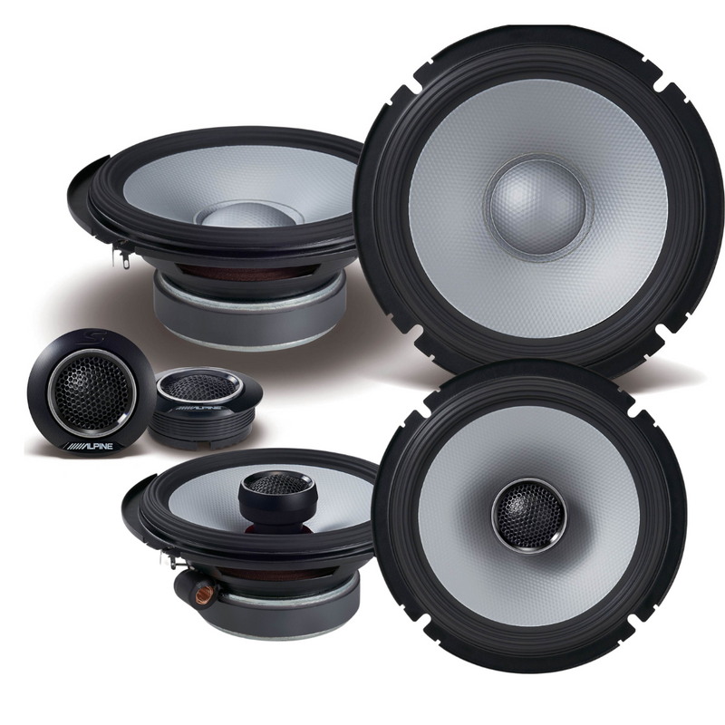 Alpine S2-S65C Component & S2-S65 Coaxial Speaker Bundle – Complete Sound Upgrade Package