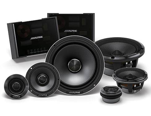 Alpine HDZ - 653 Status Hi - Res Series 3 - Way Component Speakers - Elite Custom Sound