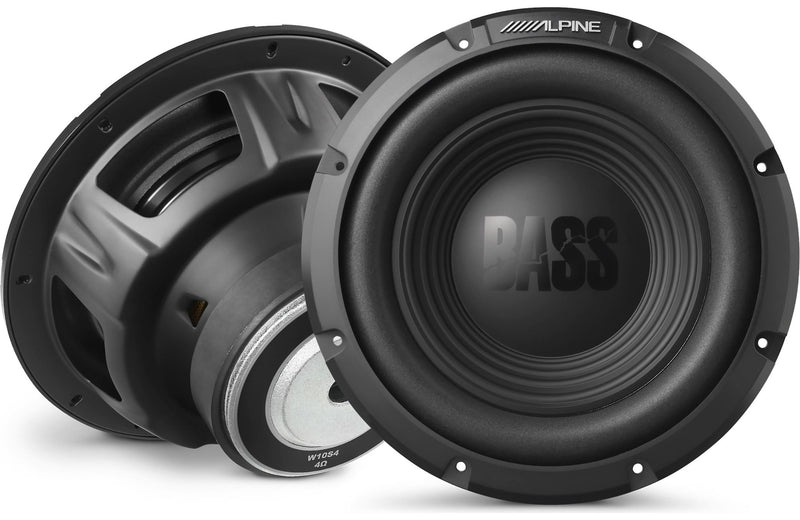 Alpine W10S4 10" 4 - Ohm Subwoofer - Elite Custom Sound