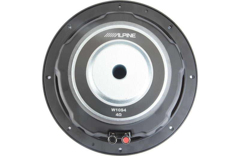 Alpine W10S4 10" 4 - Ohm Subwoofer - Elite Custom Sound