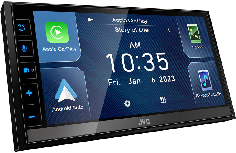 JVC KW-M780BT 6.75" Apple Carplay, Android Auto, and Bluetooth Digital multimedia receiver