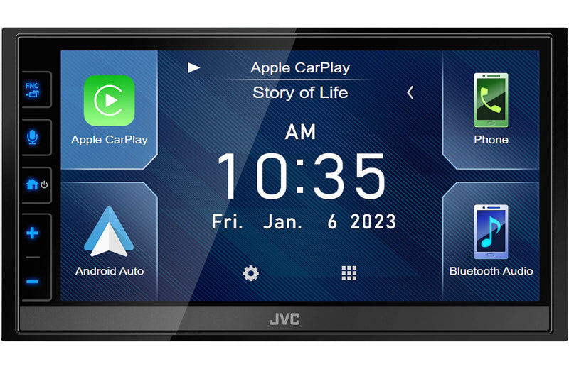 JVC KW-M780BT 6.75" Apple Carplay, Android Auto, and Bluetooth Digital multimedia receiver