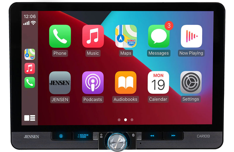 Jensen Car1013 10.1" Receiver with Wireless Android Auto & Apple CarPlay