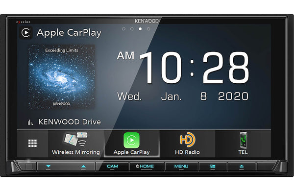 Kenwood Excelon Reference DDX9907XR DVD receiver with Wireless Apple Carplay and Android Auto