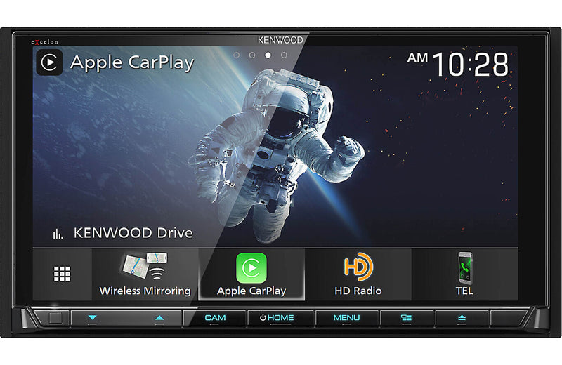 Kenwood Excelon Reference DDX9907XR DVD receiver with Wireless Apple Carplay and Android Auto