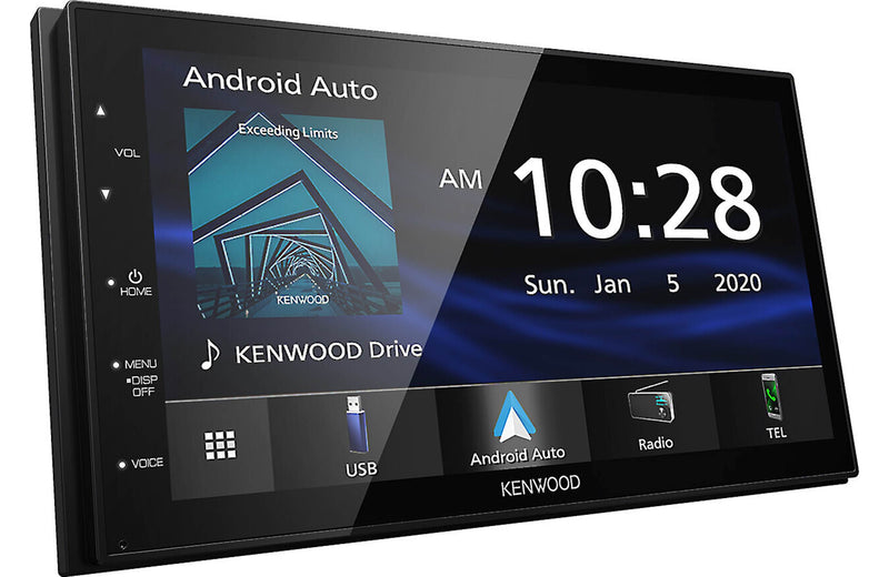 Kenwood DMX47S Digital Car Multimedia Player, 6.8" Capacitive Touch Screen, Apple CarPlay & Android Auto