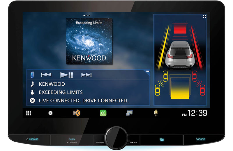 Kenwood DNR1008RVS 10." Digital multimedia receiver with built-in navigation (does not play discs)