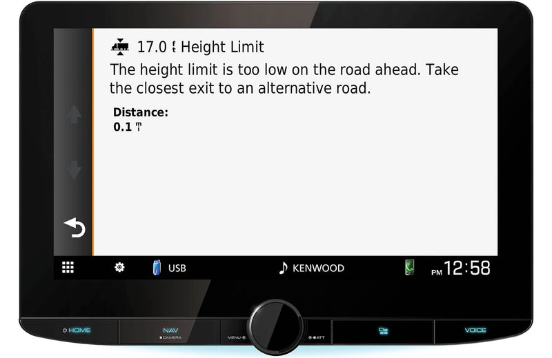 Kenwood DNR1008RVS 10." Digital multimedia receiver with built-in navigation (does not play discs)