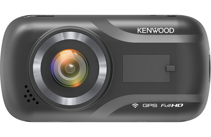 Kenwood DRV-A301W HD dash cam with 2.7" display, GPS, and Wi-Fi