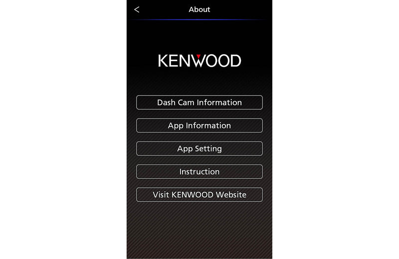 Kenwood DRV-A301W HD dash cam with 2.7" display, GPS, and Wi-Fi