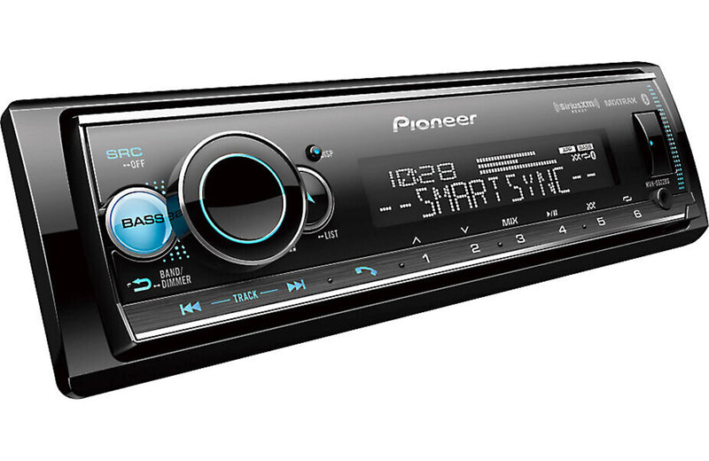 Pioneer MVH-S522BS Bluetooth Car Stereo with USB/AUX Inputs, Pioneer Smart Sync, and Hands-Free Calling for Enhanced In-Car Audio Experience