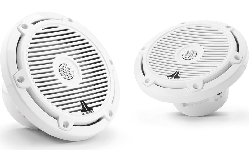 JL Audio M3-650X-C-Gw 6.5" 2-Way Marine Coaxial Speakers - White Classic Grilles