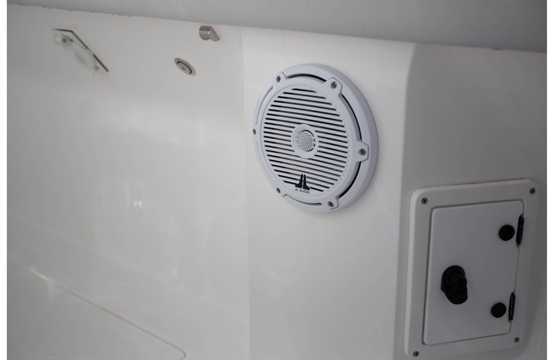 JL Audio M3-650X-C-Gw 6.5" 2-Way Marine Coaxial Speakers - White Classic Grilles