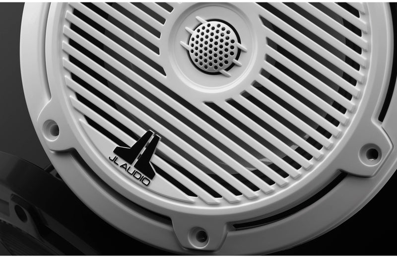 JL Audio M3-650X-C-Gw 6.5" 2-Way Marine Coaxial Speakers - White Classic Grilles