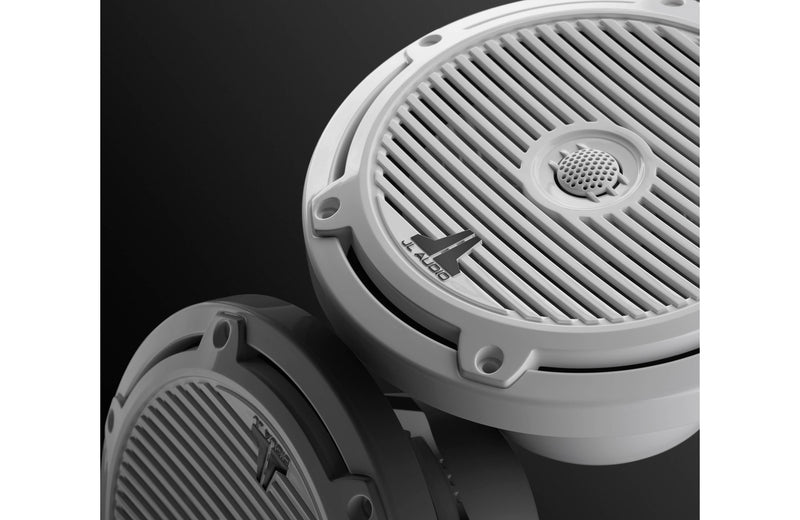 JL Audio M3-770X-C-Gw 7.7" 2-Way Marine Coaxial Speakers - White Classic Grilles