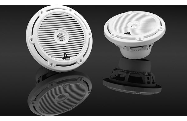 JL Audio M3-770X-C-Gw 7.7" 2-Way Marine Coaxial Speakers - White Classic Grilles