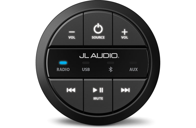 JL Audio MMR-20-BE Wired marine remote control for JL Audio MediaMaster receivers (Black)