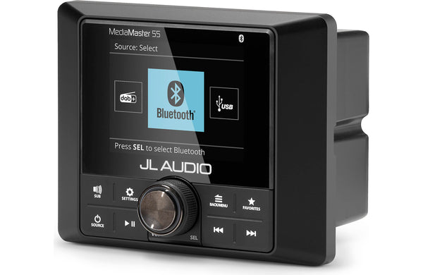 JL Audio MM55 Media Master Marine Digital Media Receiver with Bluetooth (no CDs)