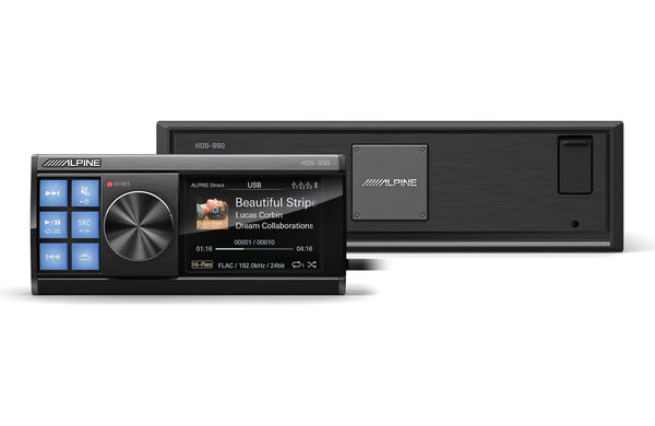 Alpine HDS-990 Status Series high-resolution digital media audio source (does not play discs)