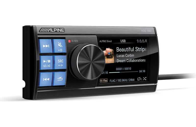 Alpine HDS-990 Status Series high-resolution digital media audio source (does not play discs)