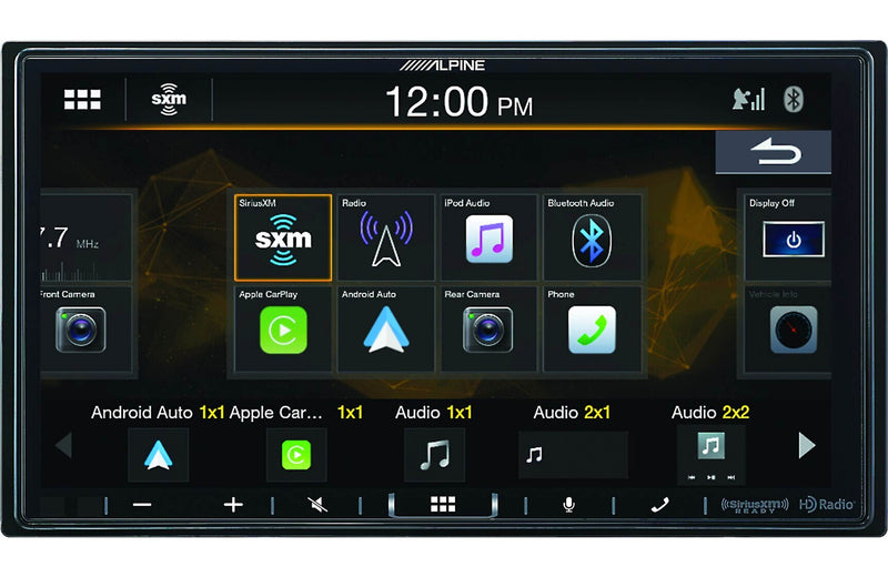 Alpine Restyle i407-WRA-JL Custom-fit digital multimedia receiver with 6.95" screen for select 2018-up Wrangler JL and 2020-up Gladiator JT models (does not play discs)