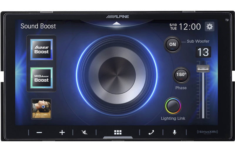 Alpine ILX-W770 7" Double DIN Touchscreen Receiver - Bluetooth, Apple CarPlay, Android Auto, Hi-Res Audio, SiriusXM Ready & Hands-Free Calling