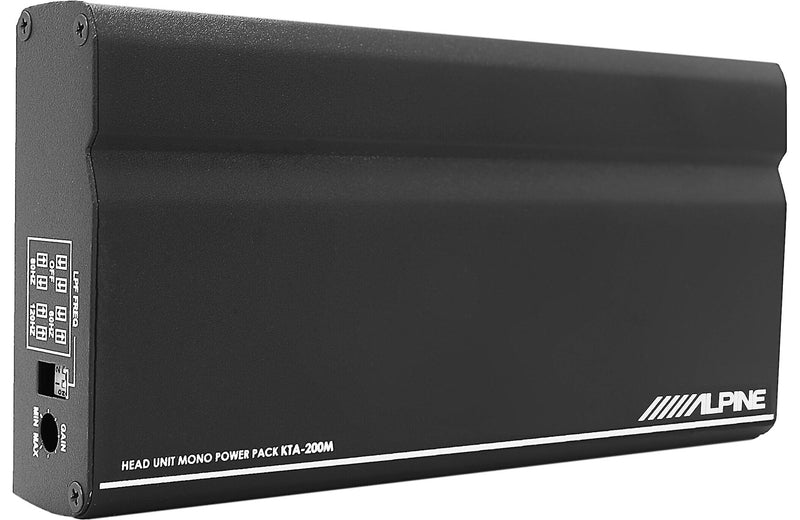 Alpine KTA-200M Power Pack Compact 200W mono subwoofer amplifier