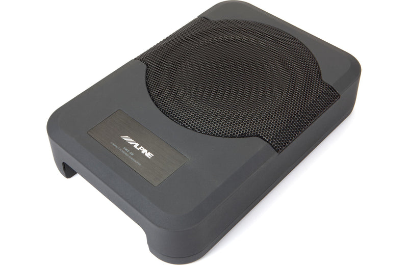 Alpine PWE-S8-WRA Compact powered subwoofer designed for 2011-up Jeep Wrangler JK Unlimited models