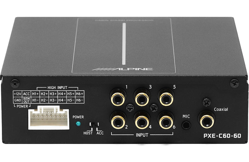 Alpine PXE-C60-60 Digital Signal Processor OPTIM™6 six-channel DSP with automatic sound tuning