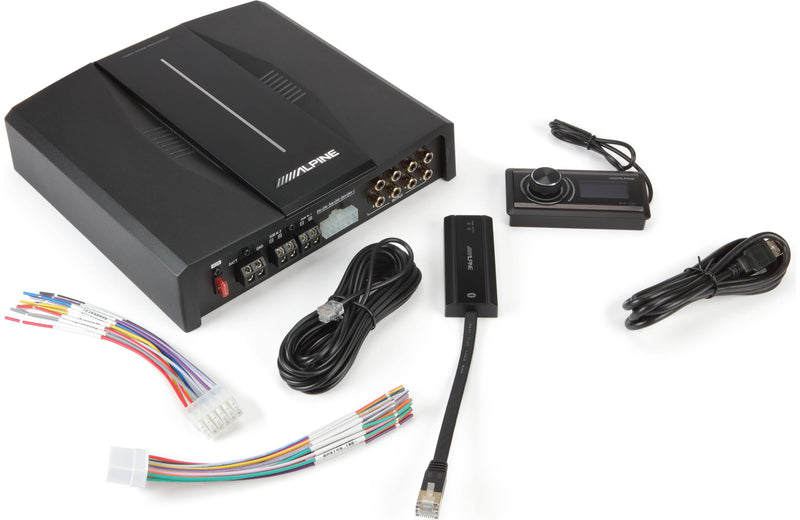 Alpine PXE-C80-88 Optim8™ 8-channel Hi-Res car amplifier with automatic digital signal processing