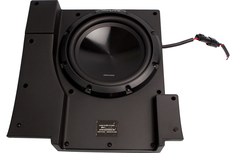 Alpine SBV-10-WRA Weather-resistant sealed enclosure with 10" subwoofer