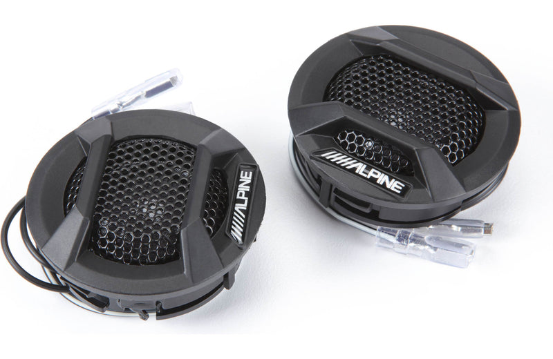 Alpine SPV-10TW-WRA 1" component tweeters for 2007-up select Jeep Wrangler and Gladiator vehicles