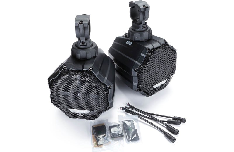 Alpine SPV-65RGB-CAN 6-1/2" cage-mounted powersports speakers with RGB lighting (Black)