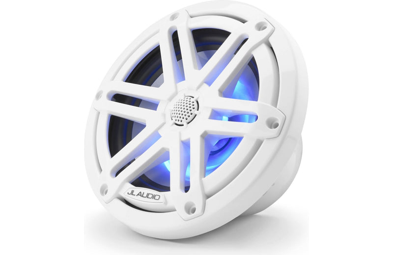 JL Audio M3 - 650X - S - Gw - i 6 - 1/2" Marine Speakers with LED Lights (Gloss White with Sport Grilles) - Elite Custom Sound