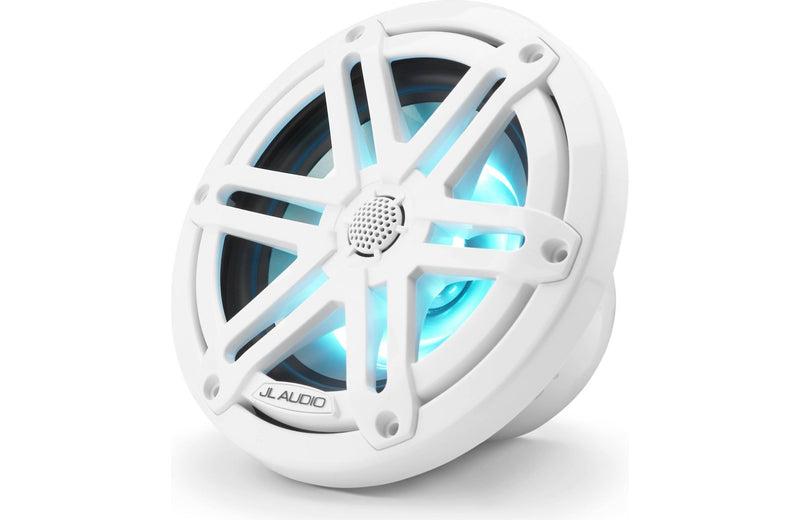 JL Audio M3 - 650X - S - Gw - i 6 - 1/2" Marine Speakers with LED Lights (Gloss White with Sport Grilles) - Elite Custom Sound