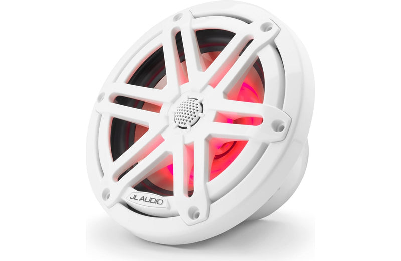 JL Audio M3 - 650X - S - Gw - i 6 - 1/2" Marine Speakers with LED Lights (Gloss White with Sport Grilles) - Elite Custom Sound