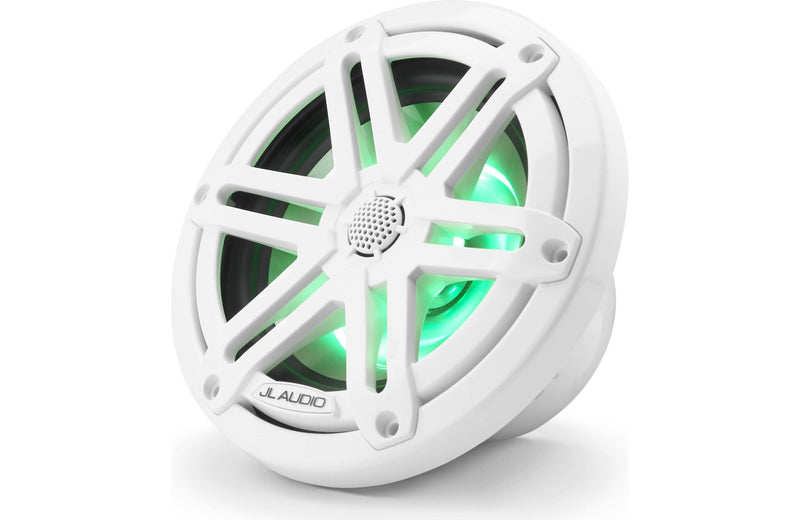 JL Audio M3 - 650X - S - Gw - i 6 - 1/2" Marine Speakers with LED Lights (Gloss White with Sport Grilles) - Elite Custom Sound