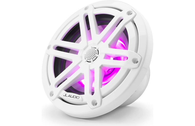 JL Audio M3 - 650X - S - Gw - i 6 - 1/2" Marine Speakers with LED Lights (Gloss White with Sport Grilles) - Elite Custom Sound