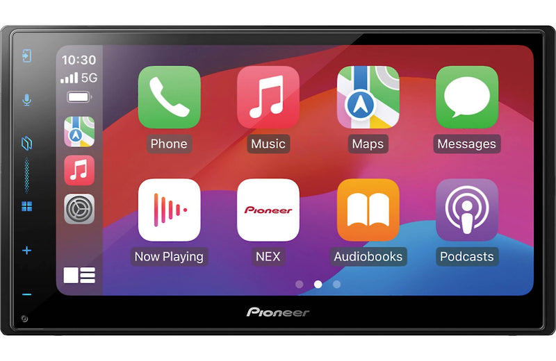 Pioneer® DMH - W3000NEX 6.8 - In. Wireless Apple Carplay & Android Auto Car In - Dash Unit, Double - DIN Digital Media Receiver with Touch Screen, Bluetooth® - Elite Custom Sound