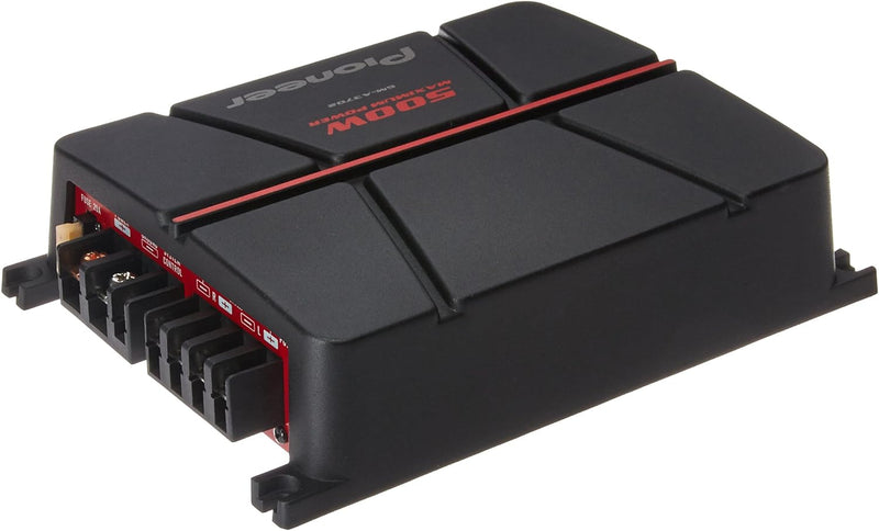 Pioneer GM - A3702 500W 2 - Channel Bridgeable Amplifier ,Black/red - Elite Custom Sound