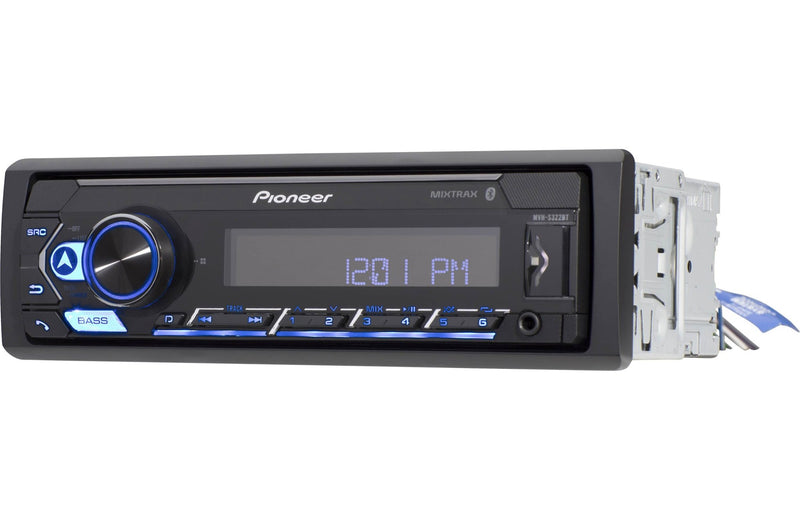 Pioneer MVH - S322BT Bluetooth Car Stereo with USB/AUX Inputs, Smartphone Connectivity, Pioneer Smart Snyc, and Hands - Free Calling for Enhanced In - Car Audio Experience - Elite Custom Sound